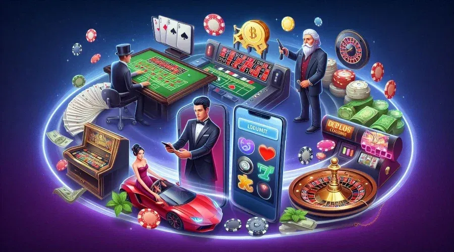 Colorful slot lights