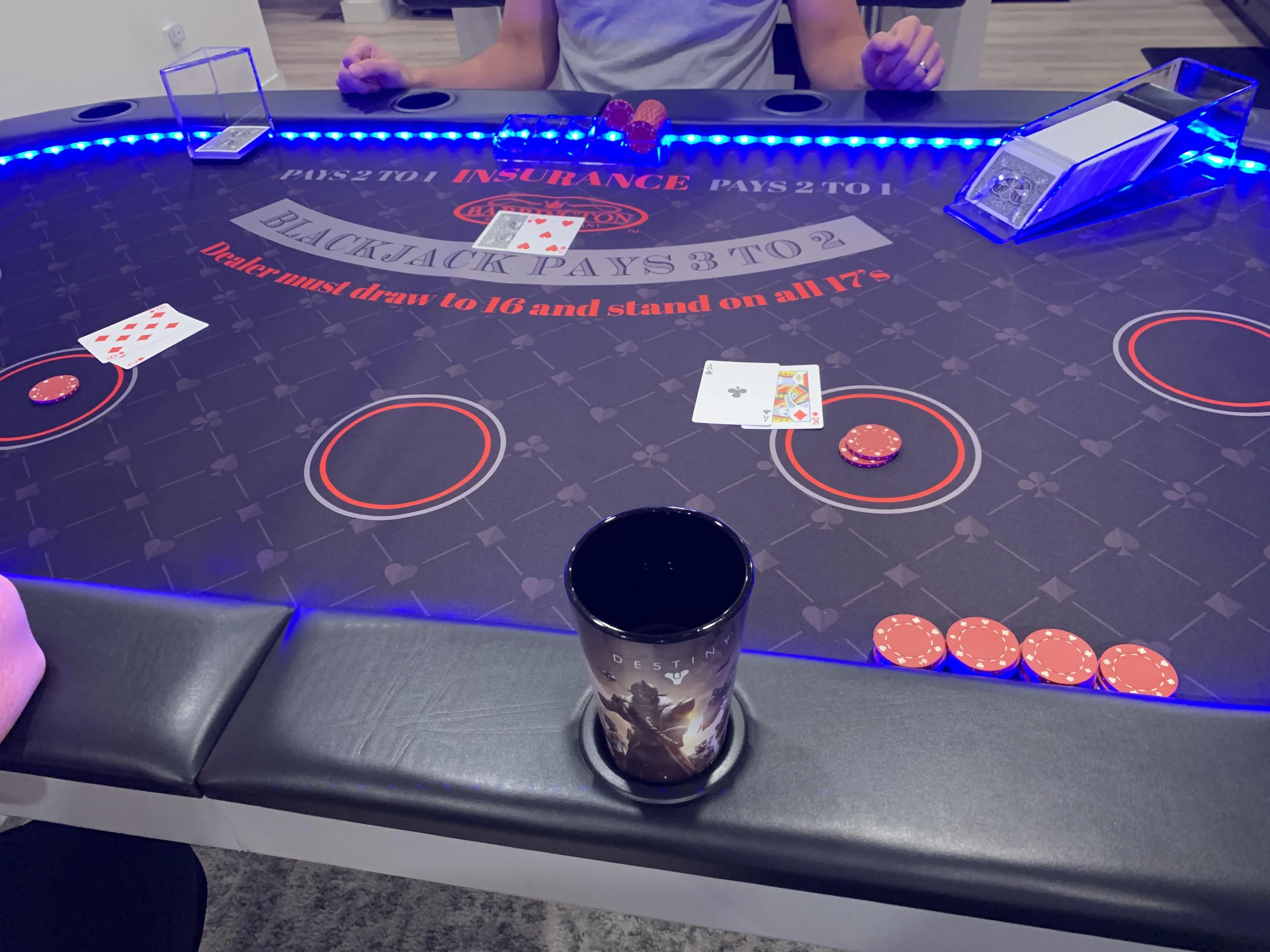Casino atmosphere background